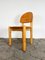 Sedie in legno di Rainer Daumiller, anni '70, set di 6, Immagine 5