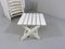 Wooden Garden Chairs & Footstool from Herlag, 1970s, Set of 5 8