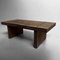 Minimalist Low Wooden Table, Taishō Period, Japan, 1920s, Image 1