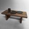 Tavolo basso minimalista in legno, periodo Taishō, Giappone, anni '20, Immagine 8