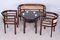 Art Deco Seating Set attributed to J. Hoffmann for Wiener Werkstätte, Czech, 1910s, Set of 3, Image 25