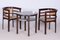 Art Deco Seating Set attributed to J. Hoffmann for Wiener Werkstätte, Czech, 1910s, Set of 3, Image 19