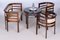 Art Deco Seating Set attributed to J. Hoffmann for Wiener Werkstätte, Czech, 1910s, Set of 3, Image 24