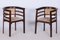 Art Deco Seating Set attributed to J. Hoffmann for Wiener Werkstätte, Czech, 1910s, Set of 3, Image 31