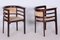 Art Deco Seating Set attributed to J. Hoffmann for Wiener Werkstätte, Czech, 1910s, Set of 3, Image 22