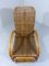Two Tone Rattan Deck Chair, 1960s 16