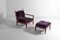 Mid-Century Chairs, Coffee Table & Ottoman, Belgium, 1960s, Set of 11 10