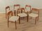 Chaises de Salle à Manger attribuées à Niels Otto (NO) Møller, 1950s, Set de 6 1