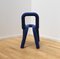 Chaise Moustache in Blue Fabric 5