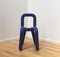 Chaise Moustache in Blue Fabric 8