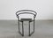 La Tonda Stühle aus Schwarz Lackiertem Metall von Mario Botta für Alias 1980er, 6 . Set 6
