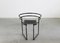 La Tonda Chairs in Black Lacquered Metal by Mario Botta for Alias 1980s, Set of 6, Image 7