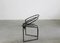 La Tonda Chairs in Black Lacquered Metal by Mario Botta for Alias 1980s, Set of 6, Image 9