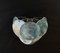 Glass Wall Sconces with Iridescent Alabaster Blue Discs, 1990, Set of 2 7