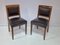 Palisander Stühle im Art Deco Stil, 1970er, 2er Set 1