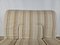 Modular Armchairs in Striped Fabric with Plywood Structure, 1970, Set of 4 9