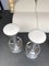 Italian Cone Bar Stools in Stainless Steel and Metal, 1990s, Set of 2 2