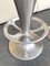 Italian Cone Bar Stools in Stainless Steel and Metal, 1990s, Set of 2 7