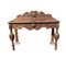 19th Century Victorian Carved Oak Sideboard or Hall Table with Lion's Head Carvings 1