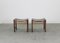 Vintage Stools in Oak Wood by Giuseppe Rivadossi, 1970s, Set of 2, Image 2