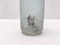 Hellblaue italienische Vintage Scavo Glas Flaschenvase von Gino Cenedese, 1960er 10