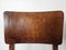 Art Deco Burr Walnut Dining Chairs with Upholstered Seats, 1940, Set of 4, Image 4