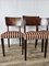 Art Deco Burr Walnut Dining Chairs with Upholstered Seats, 1940, Set of 4 3