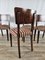 Art Deco Burr Walnut Dining Chairs with Upholstered Seats, 1940, Set of 4, Image 20