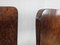 Art Deco Burr Walnut Dining Chairs with Upholstered Seats, 1940, Set of 4 23