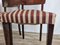 Art Deco Burr Walnut Dining Chairs with Upholstered Seats, 1940, Set of 4 13