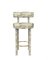 Collector Modern Moca Bar Stool in Alabaster Fabric by Studio Rig, Image 1
