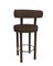 Collector Modern Moca Bar Stool in Tricot Brown Fabric by Studio Rig 4