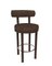 Collector Modern Moca Bar Stool in Tricot Brown Fabric by Studio Rig 3