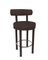 Collector Modern Moca Bar Stool in Tricot Dark Brown Fabric by Studio Rig, Image 3