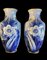 Large Limoges Porcelain Vases from Michelaud Brothers, 1951, Set of 2, Image 1