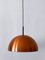 Lámpara colgante Mid-Century moderna de cobre de Staff & Schwarz, años 60, Imagen 14