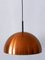 Lámpara colgante Mid-Century moderna de cobre de Staff & Schwarz, años 60, Imagen 15
