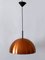 Lámpara colgante Mid-Century moderna de cobre de Staff & Schwarz, años 60, Imagen 13