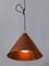 Lámpara colgante escandinava Mid-Century moderna de cobre, años 60, Imagen 13