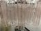 Large Murano Glass Pink Clear Tronchi Chandelier by Paolo Venini 9