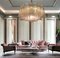 Large Murano Glass Pink Clear Tronchi Chandelier by Paolo Venini, Image 3
