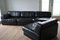 Juego de sofá y sofá cama modular DS76 de cuero negro de De Sede, años 70. Juego de 4, Imagen 11