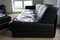 Juego de sofá y sofá cama modular DS76 de cuero negro de De Sede, años 70. Juego de 4, Imagen 20