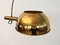 Vintage Adjustable X Wall Mounted Arc Boca Lamp in Brass from Florian Schulz, 1970s 15