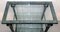 Art Deco Serving Trolley with Glass Shelves & Wheels 5