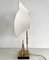 Italian Murano Glass and Brass Fish Table Lamp from Seguso, 1970s 4