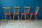 Skandinavische Vintage Stühle mit Kompass Beinen, 10 . Set 2