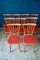 Skandinavische Vintage Stühle mit Kompass Beinen, 10 . Set 20