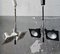 Lámparas colgantes extensibles de BJ Milano, años 70. Juego de 2, Imagen 2