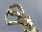 Silver-Plated Resin R925 Dancer Statue on Marble Base by Santini, 20th Century 9